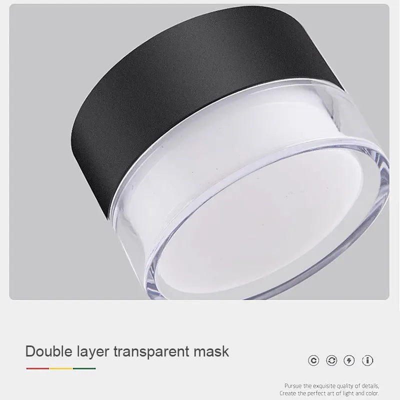 Plafonnier — LED Downlight monté en Surface plafonnier nordique 9W 12W 15W 18W spot lumineux circulaire 5W 7W 24W éclairage de salon