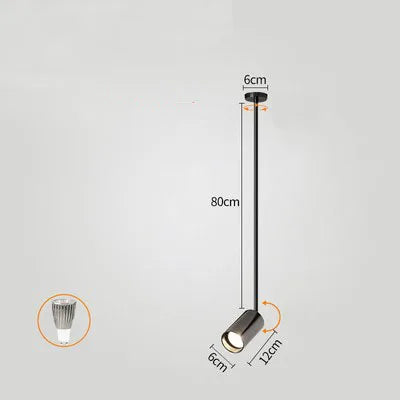 Projecteur à perche pour magasin et salon de manucure Orson Dessin en Métal - Simplicité & Caractère au Quotidien