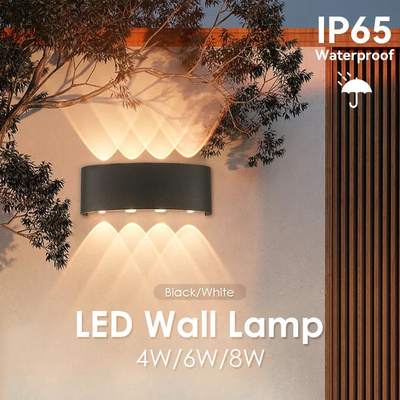 Applique murale — Extérieure LED luminaire étanche pour jardin décoratif
