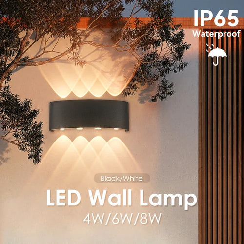Applique murale — Extérieure LED luminaire étanche pour jardin décoratif