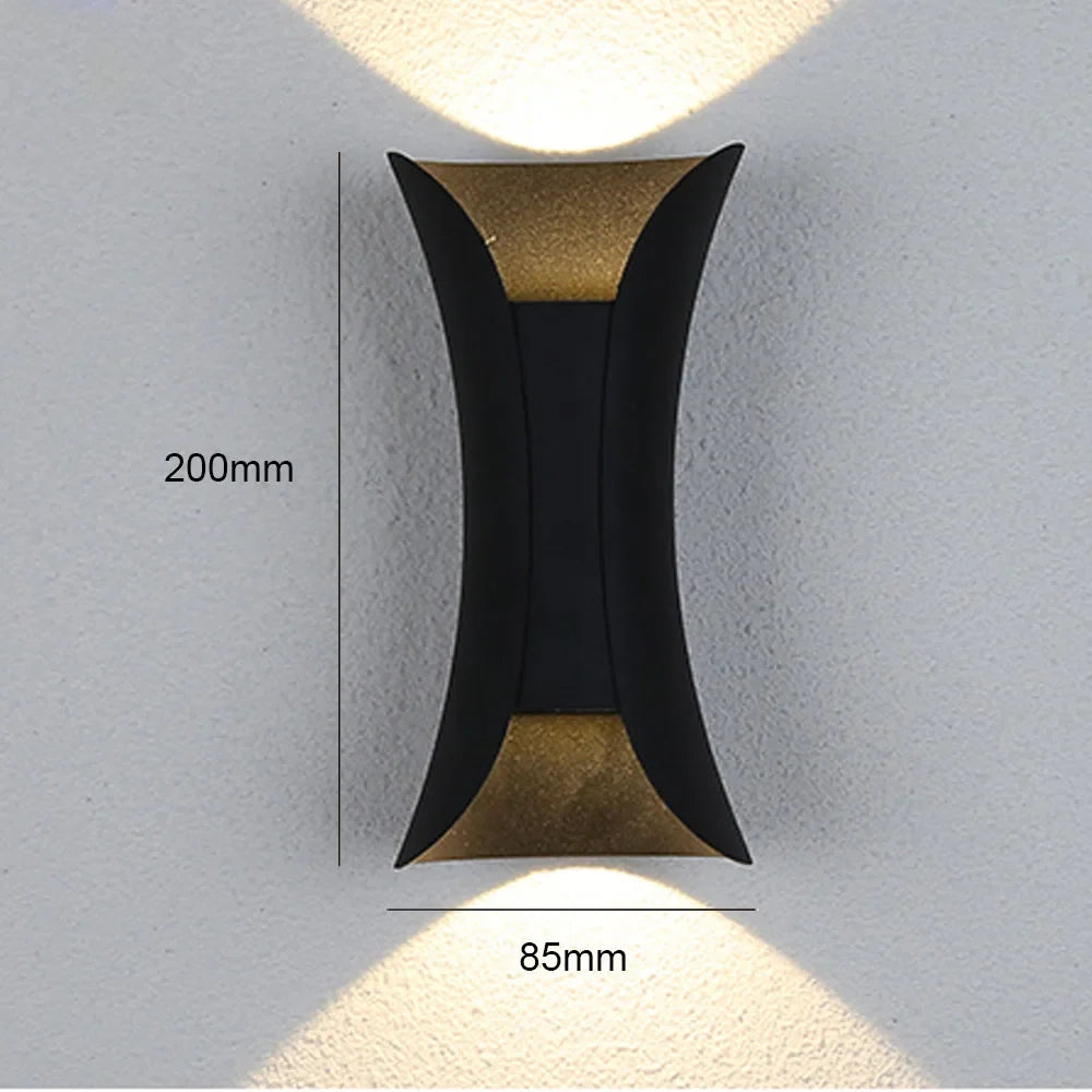 Applique murale — LED moderne en aluminium étanche pour décoration extérieure