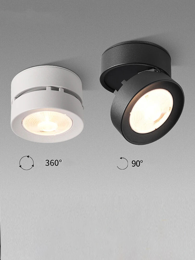 Spot led pliable encastrable en aluminium pour maison ou bureau Lise Rive - Caractère & Élégance dans le Décor