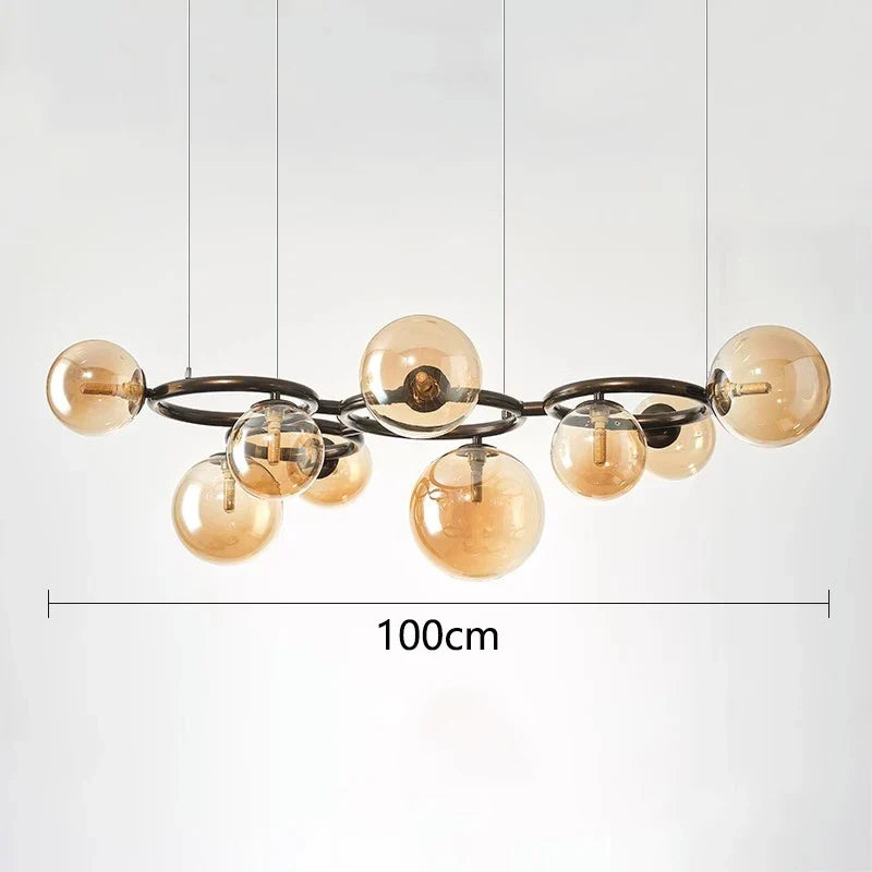 Plafonnier — De décoration nordique pour salle à manger lustre lampes suspendues lampes suspendues pour plafonnier éclairage intérieur