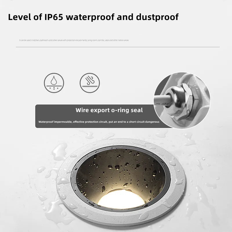 Spot — Lumineux LED étanche anti-éblouissement pour extérieur et intérieur