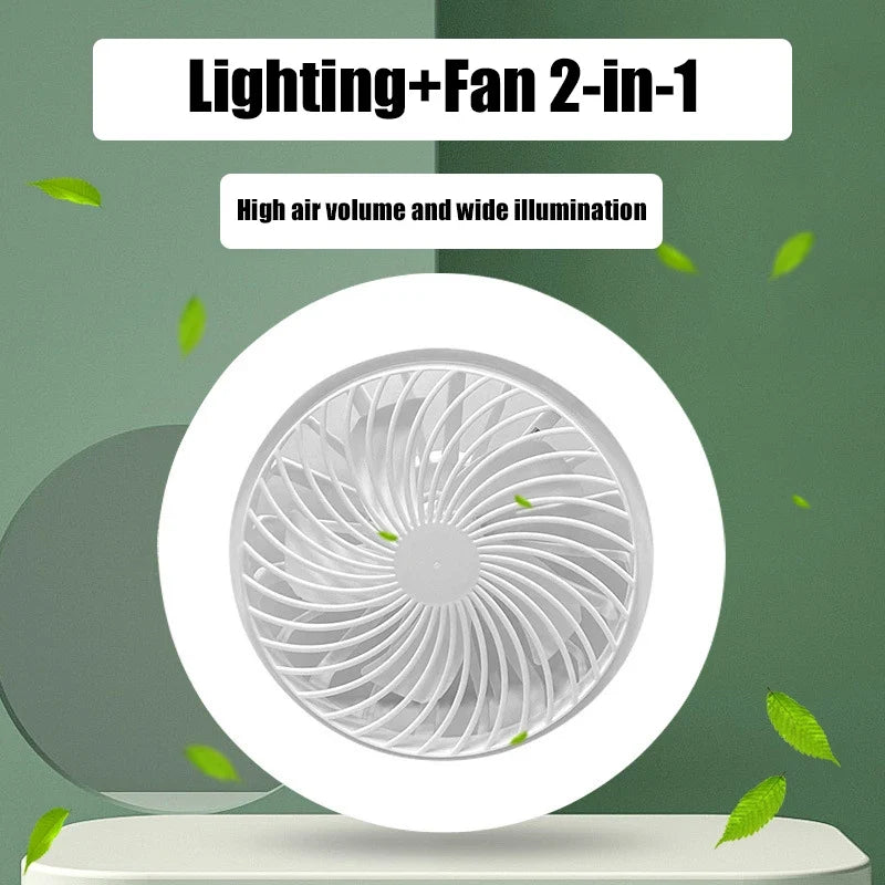 Plafonnier led intelligent avec ventilateur et télécommande Coralie Chant - Une Note Singulière dans le Décor