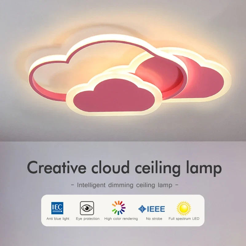Plafonnier led ultra minces creative clouds pour diverses pièces Apolline Accord en Aluminium - Lignes Dessinées & Décor Raffiné
