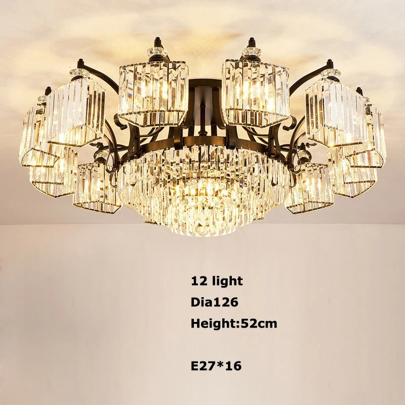 Lustre — Rond à LED intensité variable luxe 2022