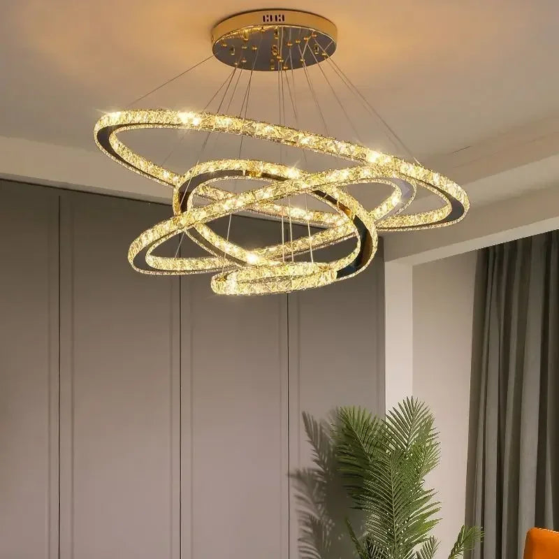 Lustre — En cristal winfordo pour hall d'exposition