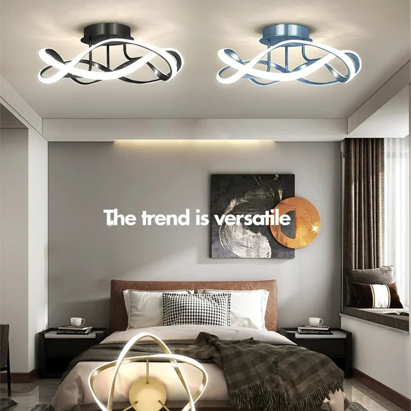 Plafonnier — LED modernes pour salon salle à manger couloir chambre cage à oiseaux intérieur décor à la maison