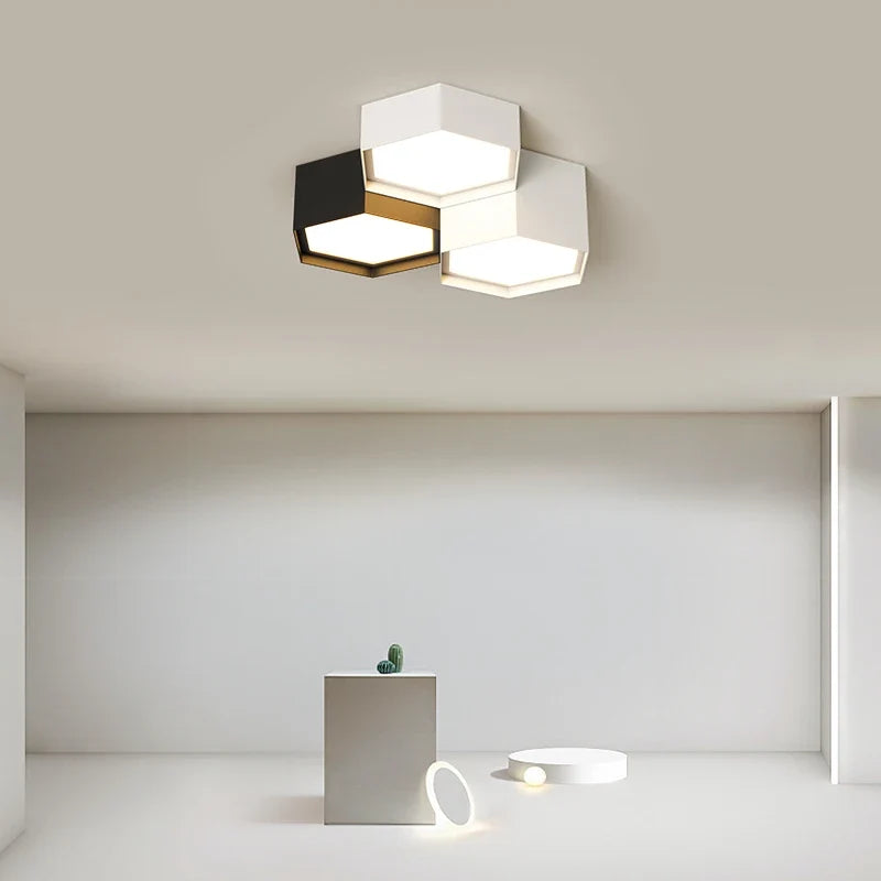 Plafonnier modernes simples créatifs minimalistes Évrard Sérénade en Aluminium - Simplicité & Caractère au Quotidien
