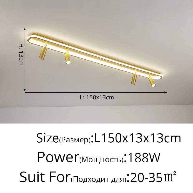 Spot éclairage led intérieur déco minimaliste moderne pour lustre Albane Silhouette - Lignes Épurées & Atmosphère Sereine