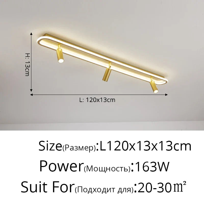 Spot éclairage led intérieur déco minimaliste moderne pour lustre Albane Silhouette - Lignes Épurées & Atmosphère Sereine