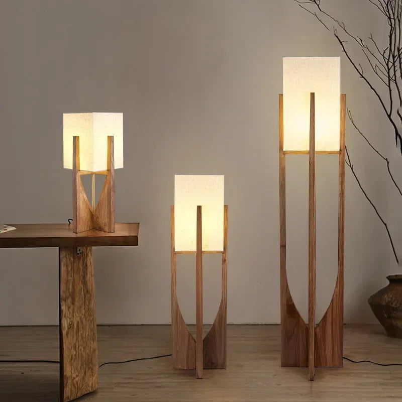 Lampe à poser — Japonaise en Bois