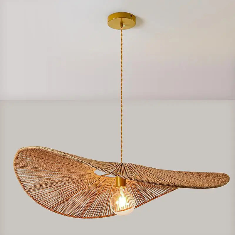 Lustre — En paille tissé style japonais pour décoration intérieure