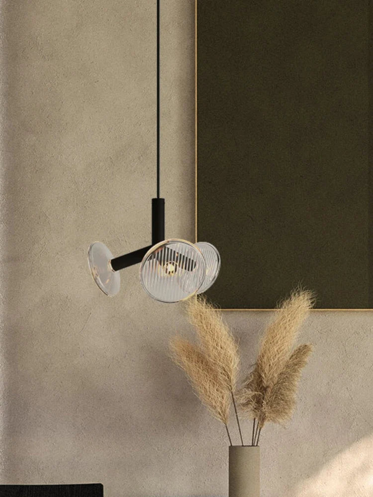 Lustre — Postmoderne en verre style américain pour décoration intérieure