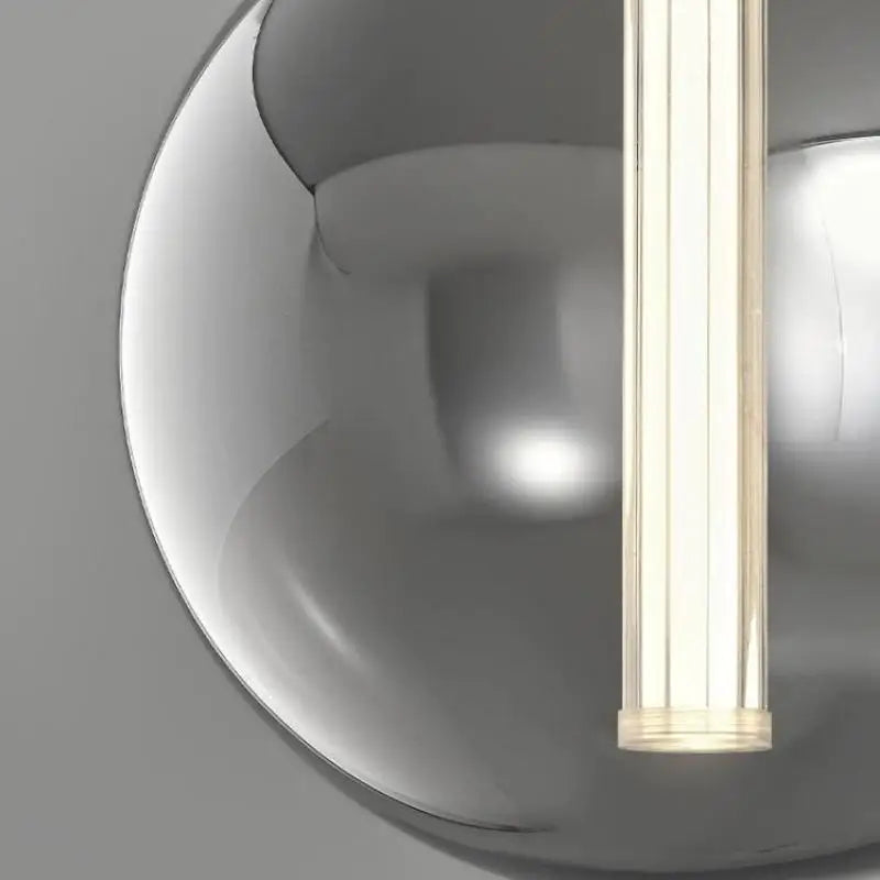 Suspension — En verre fumé lampe design pour restaurant et café