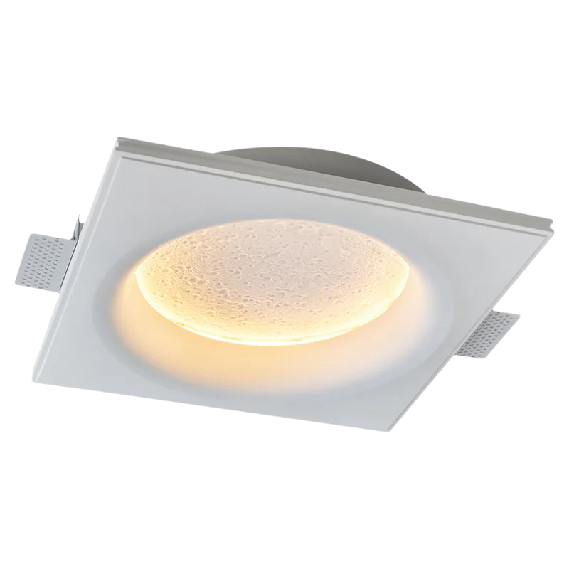 Lampe en plâtre créative lune pour décoration murale Zélian Concerto - Une Note Singulière dans le Décor
