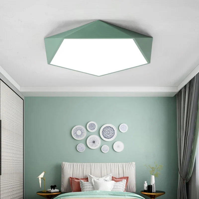 lampe led moderne minimaliste géométrique de style nordique