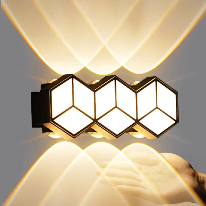 Applique murale — Imperméables extérieures lampe de applique murale LED moderne Applique murale décorative intérieure extérieure Garage luminaire mural étanche