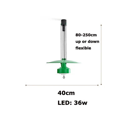 Lustre — Italien flexible en aluminium avec LED dimmable