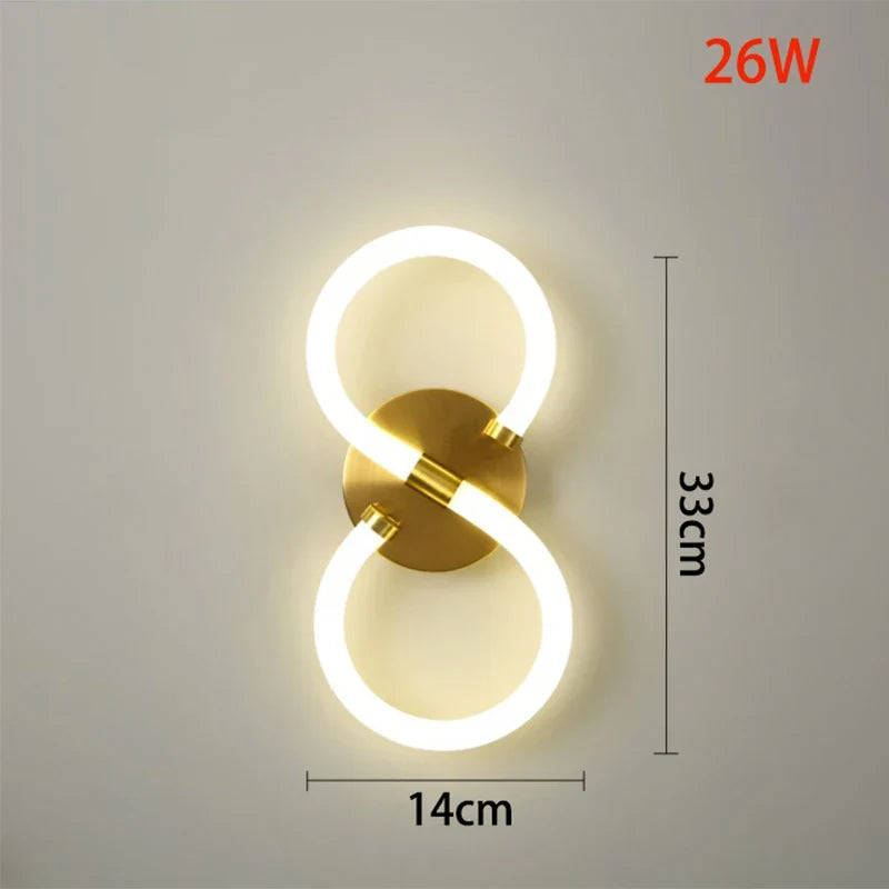 Applique murale — LED en silice design moderne décoratif d'intérieur