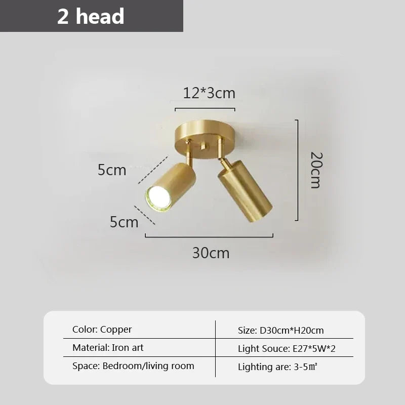 Plafonnier led moderne avec projecteurs luminaire09 Célia Césure - Esprit Contemporain & Décor Élégant