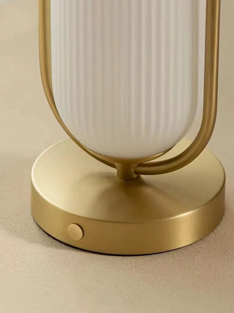 lampe portable en verre design nordique moderne minimaliste décorative