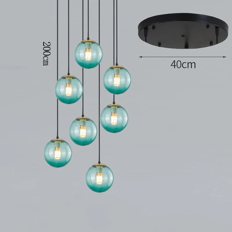 Plafonnier — Nordique décor à la maison salle à manger suspension lumières éclairage intérieur plafonnier suspension lustre lampes pour salon