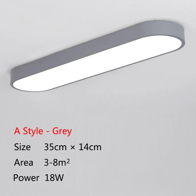 Plafonnier — Plafond moderne à LEDs lumières balcons couloirs chambres décoration de la maison éclairage intérieur cuisine Restaurant plafonnier