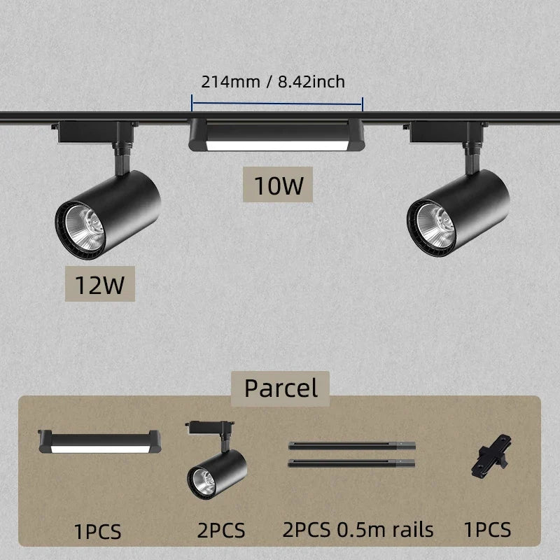 Spot — LED sur rail pour éclairage de magasin