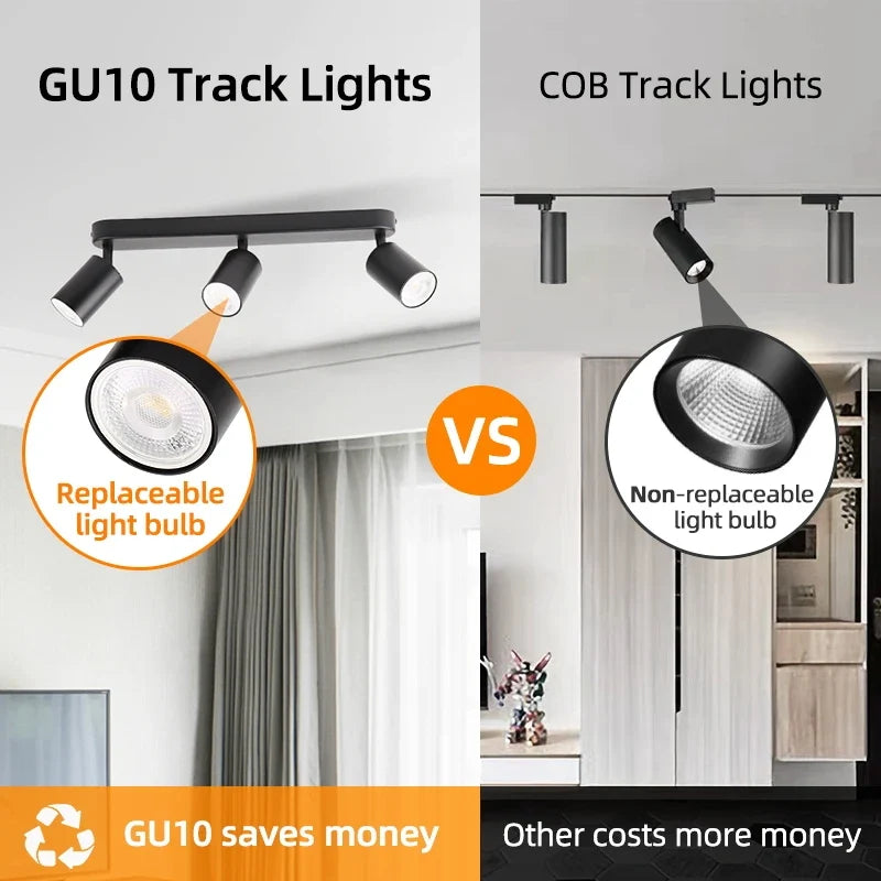 Spot — LED sur rail pour éclairage intérieur polyvalent