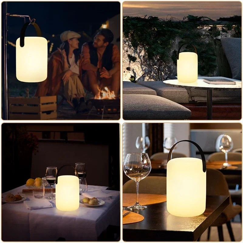 Lampe portable rechargeable avec 16 couleurs à distance – Cléance Orée