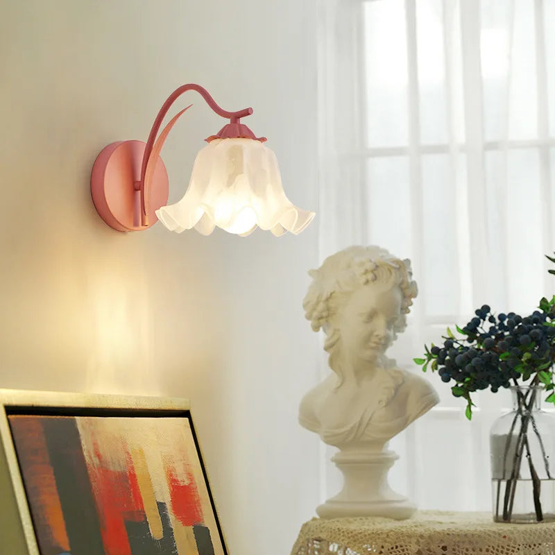 Applique murale led moderne en forme de fleur décorative pour intérieur Valérian Partition - Esprit Contemporain & Décor Élégant