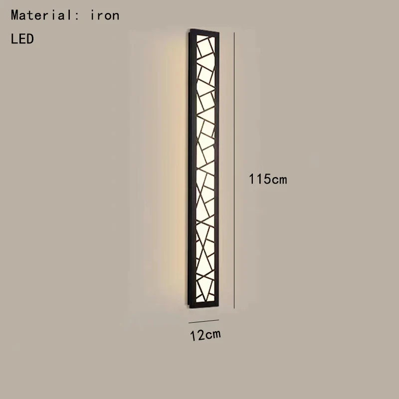 Applique murale led style chinois lumière chaude pour intérieur élégant Vianney Murmure en Métal - Simplicité & Caractère au Quotidien
