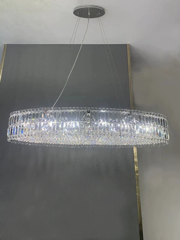 Lustre — LED en cristal k9 rétro moderne de luxe