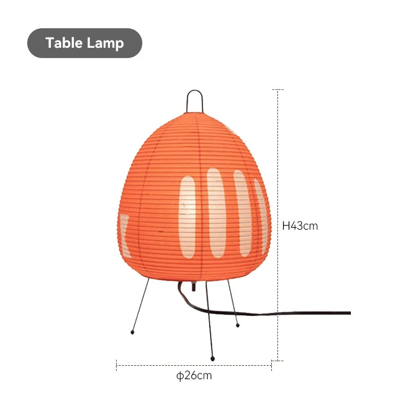 lampe à poser vintage japonaises pour décoration rétro