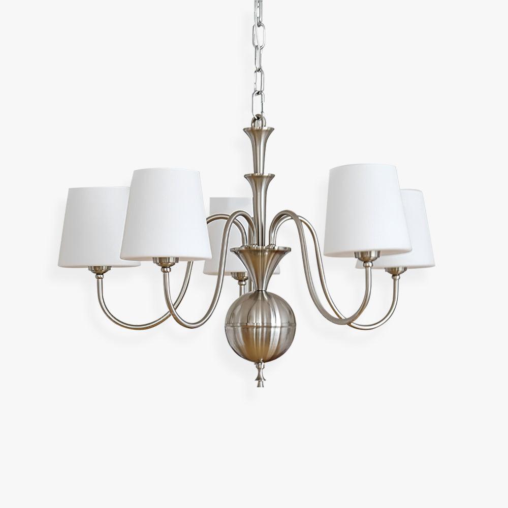Olmiris Chandelier Nickel Élégant - Neutralighting