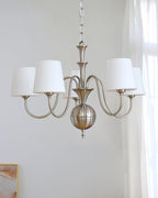 Olmiris Chandelier Nickel Élégant - Neutralighting