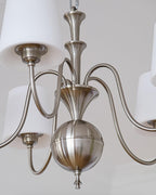 Olmiris Chandelier Nickel Élégant - Neutralighting