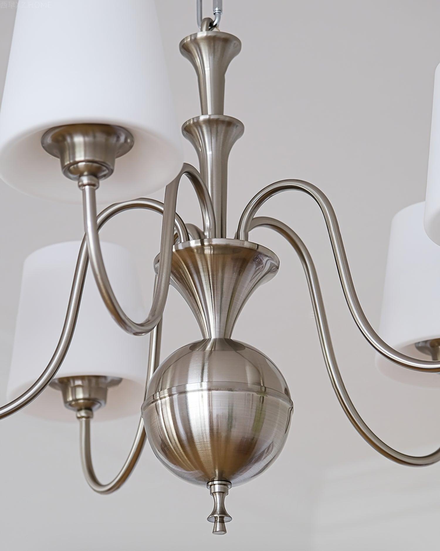 Olmiris Chandelier Nickel Élégant - Neutralighting