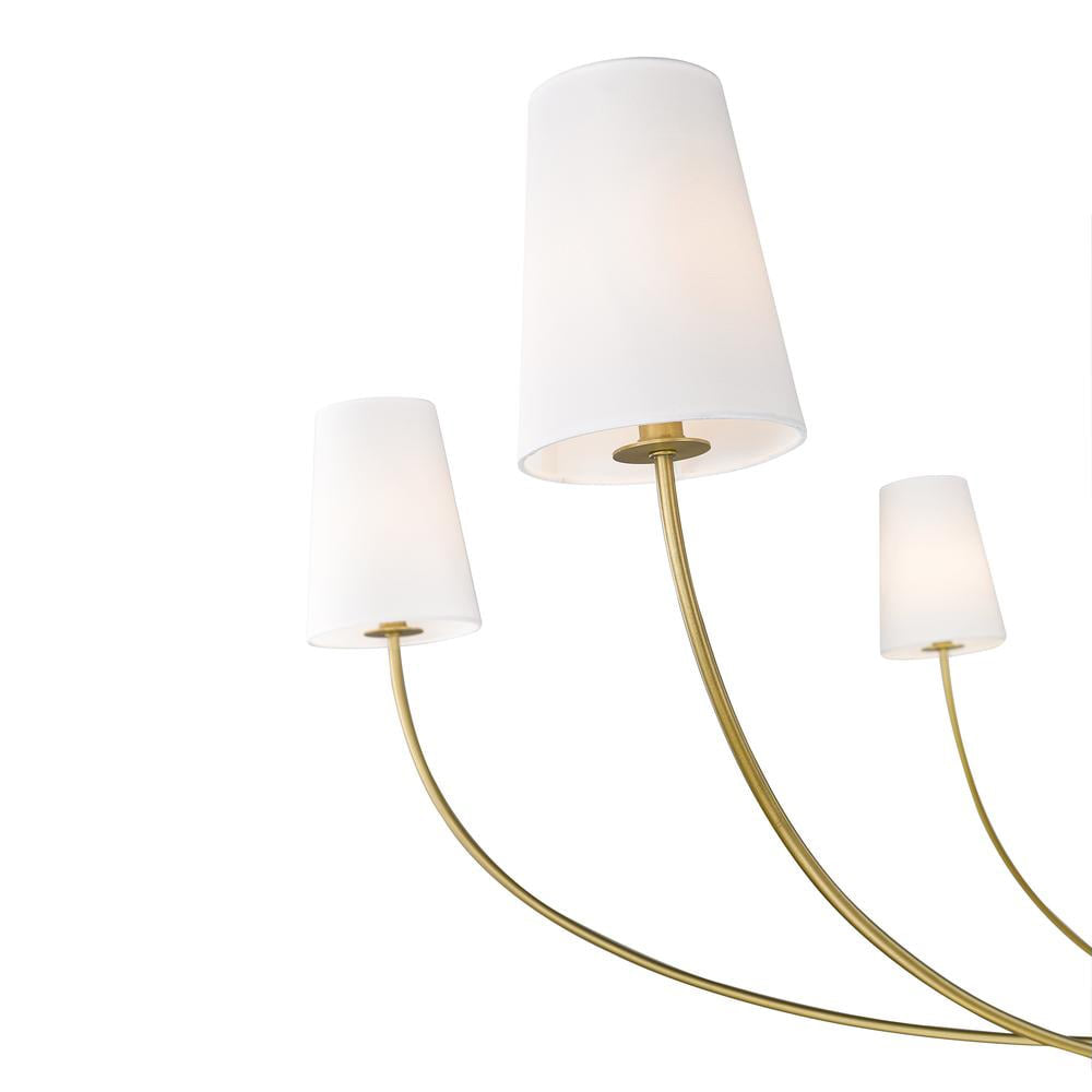 Vetheisra Lustre en Laiton et Tissu Style Industriel Vintage - Neutralighting