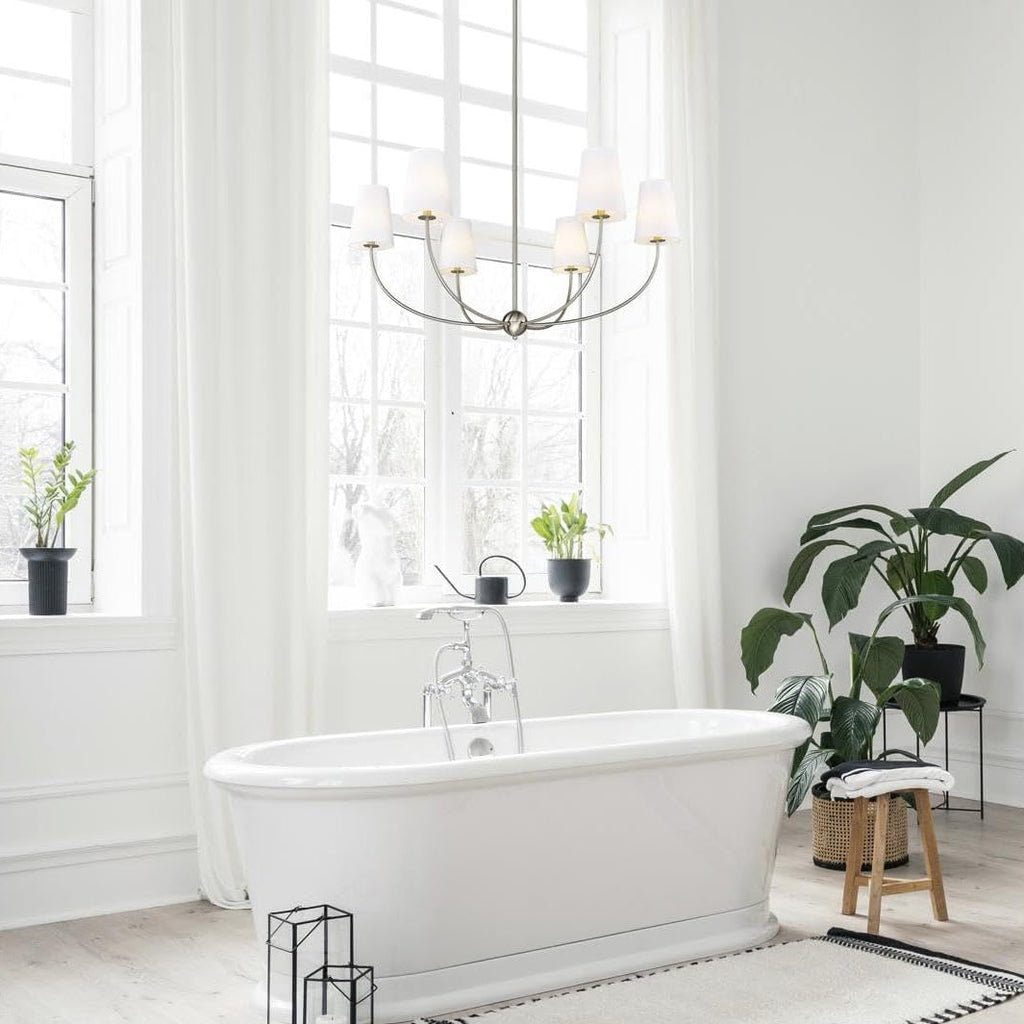 Vetheisra Lustre en Laiton et Tissu Style Industriel Vintage - Neutralighting