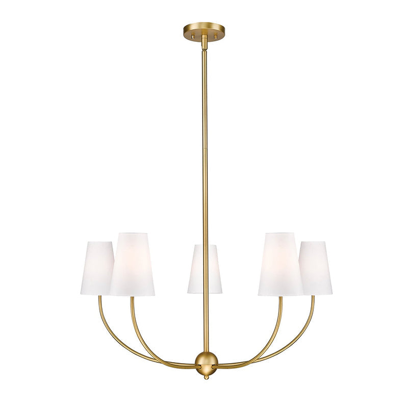 Vetheisra Lustre en Laiton et Tissu Style Industriel Vintage - Neutralighting