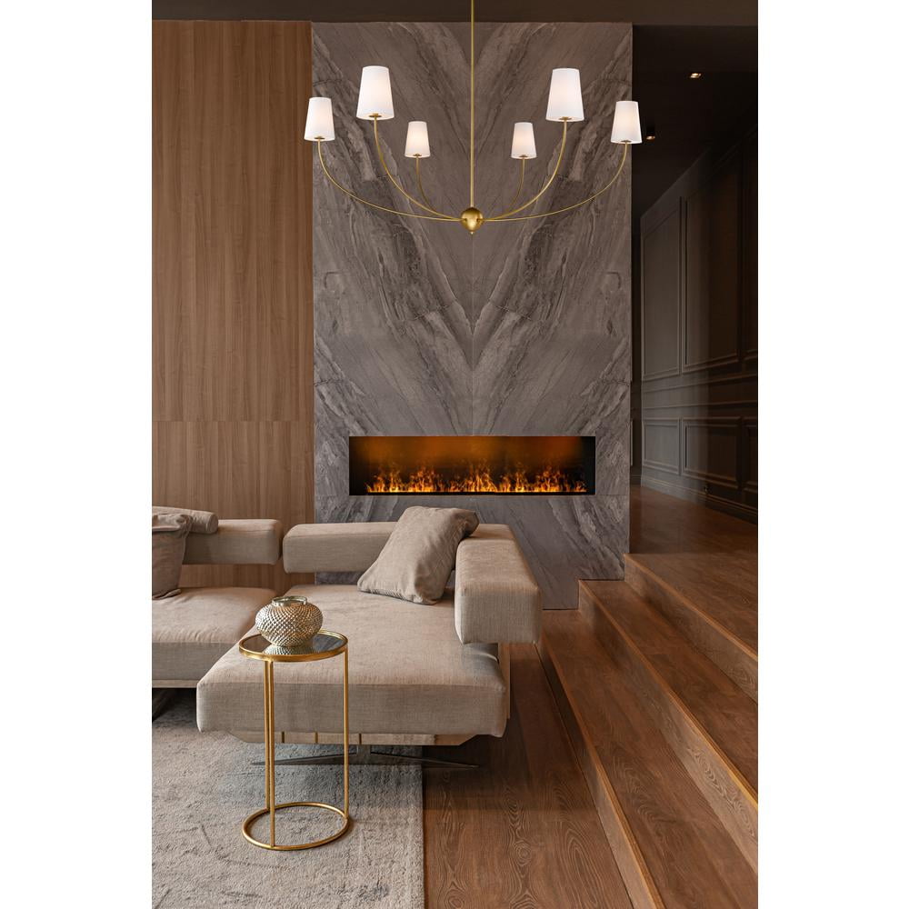 Vetheisra Lustre en Laiton et Tissu Style Industriel Vintage - Neutralighting
