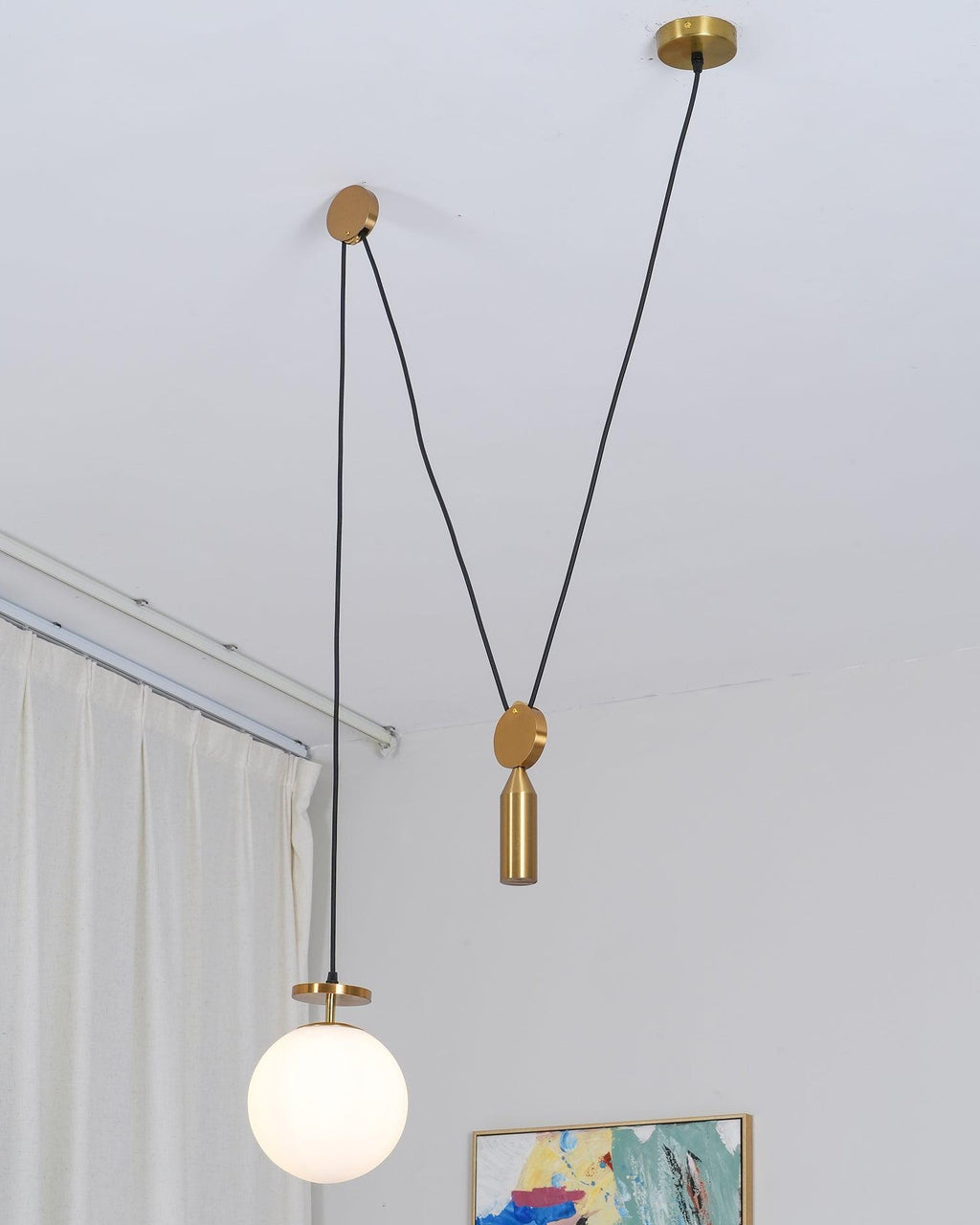Lustra Chandelier en Forme Géométrique Art - Neutralighting