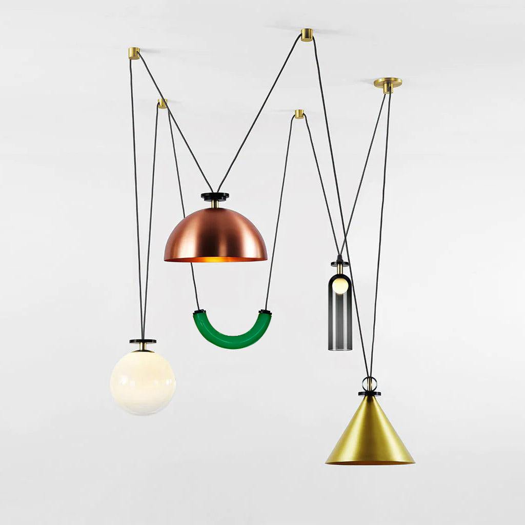 Lustra Chandelier en Forme Géométrique Art - Neutralighting