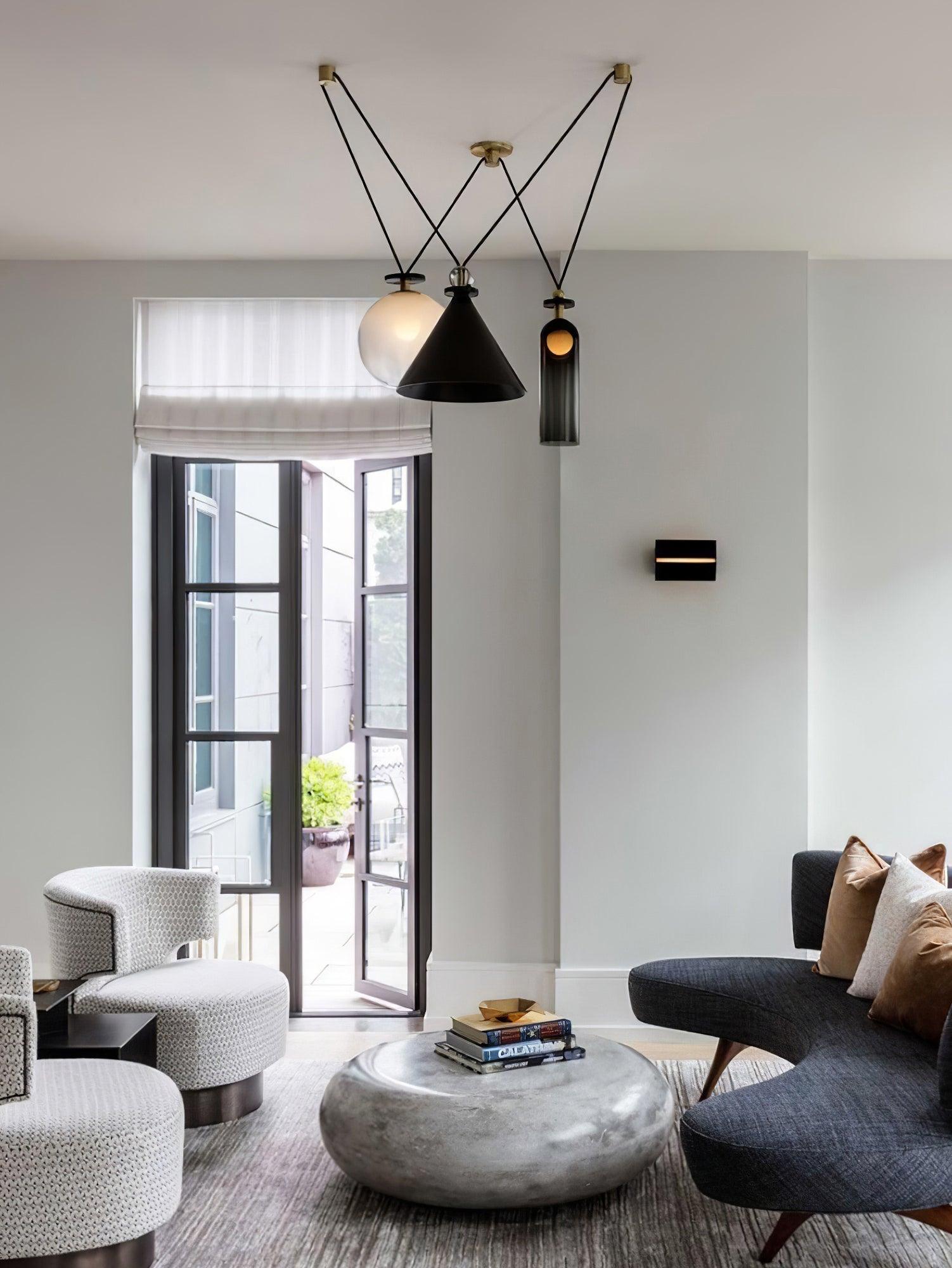 Lustra Chandelier en Forme Géométrique Art - Neutralighting