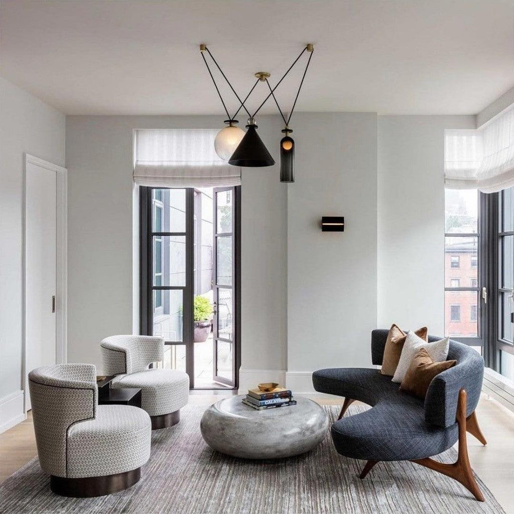 Lustra Chandelier en Forme Géométrique Art - Neutralighting