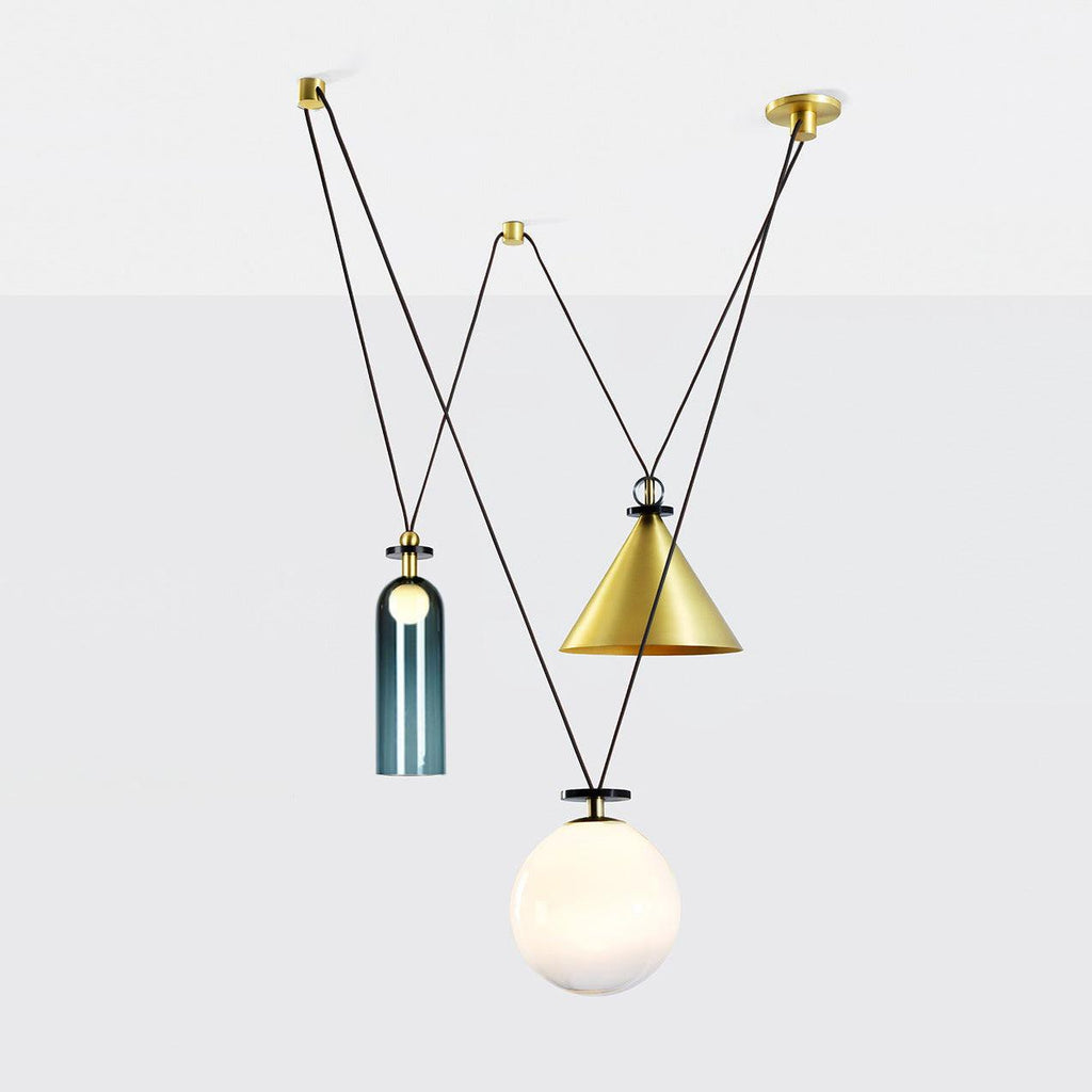 Lustra Chandelier en Forme Géométrique Art - Neutralighting