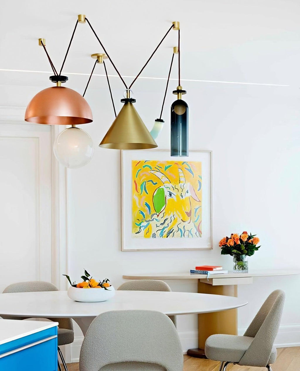 Lustra Chandelier en Forme Géométrique Art - Neutralighting